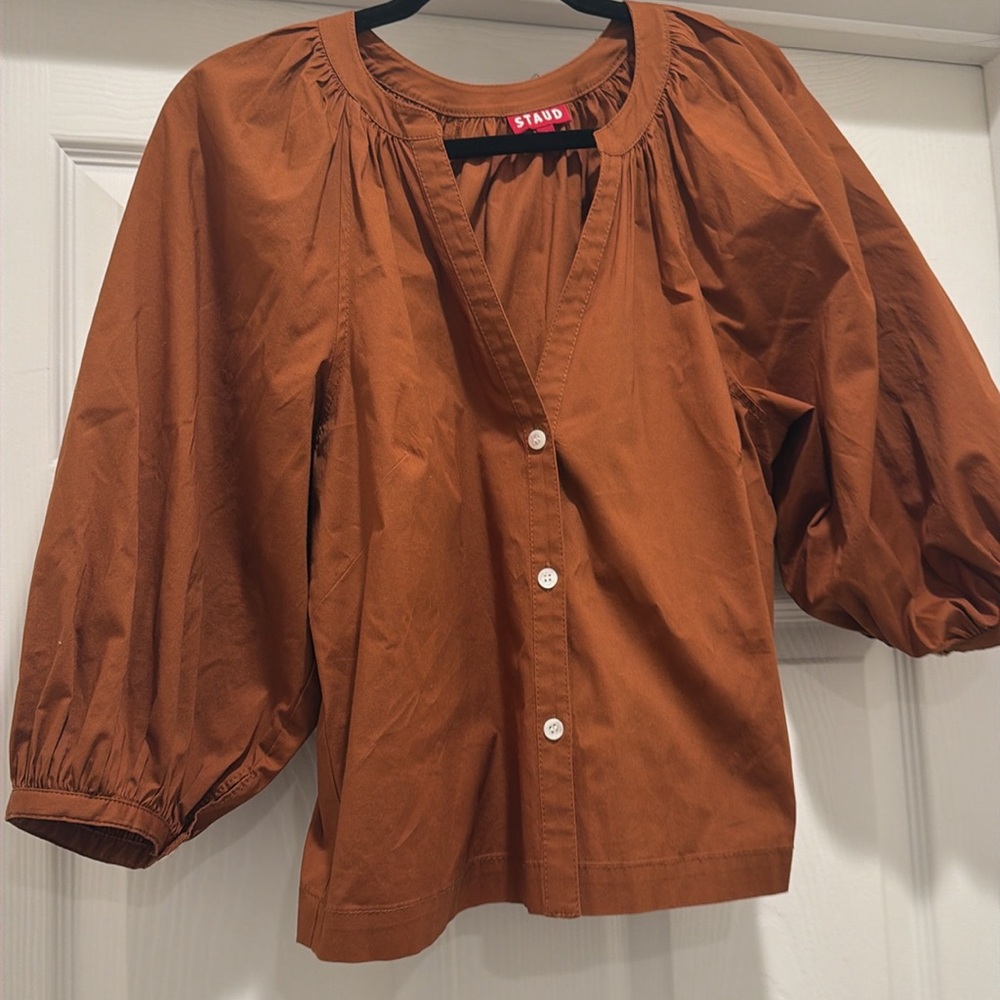 STAUD Brown Blouse - Picture 5 of 10